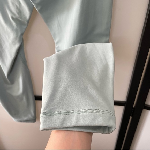 [12] 2022 Lululemon Athletica Align Pant High Rise 28” Aqua Mint Green Hazy Jade - Picture 11 of 14